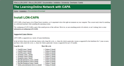 Desktop Screenshot of install.lon-capa.org